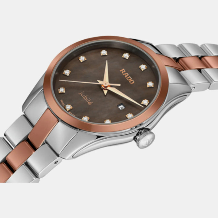 Rado HyperChrome Women 30mm Brown Mother of Pearl Ladies Quartz Watch R32976912