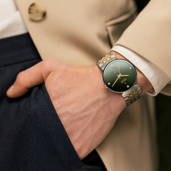 Rado Florence Automatic 39mm Green Dial 4 Diamond Markers Unisex Watch R48903723