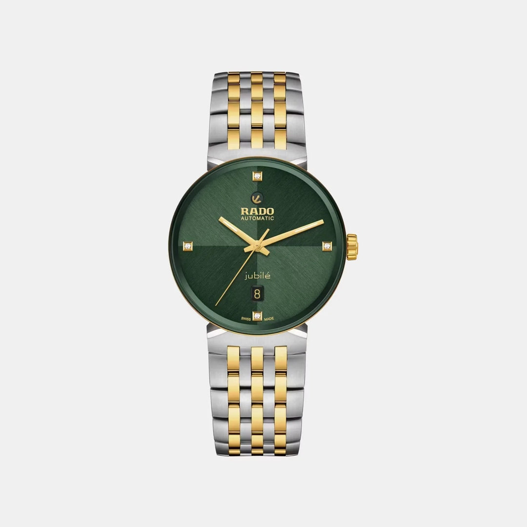 Rado Florence Automatic 39mm Green Dial 4 Diamond Markers Unisex Watch R48903723