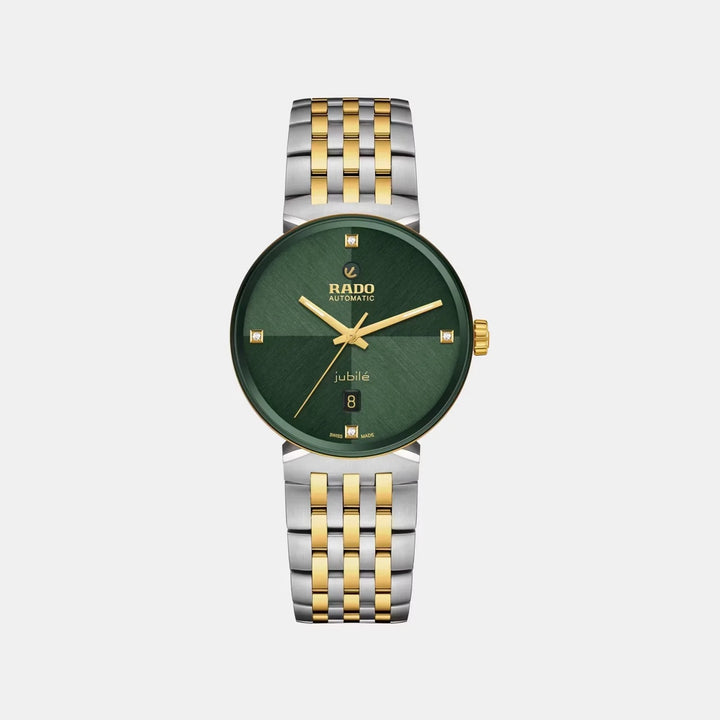 Rado Florence Automatic 39mm Green Dial 4 Diamond Markers Unisex Watch R48903723