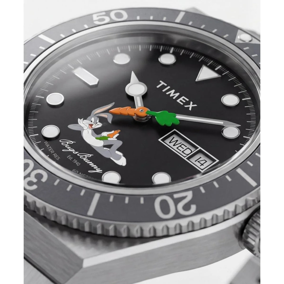 Timex Looney Tunes Watch TW2Y99200X6 for Men – Analog Stainless Steel