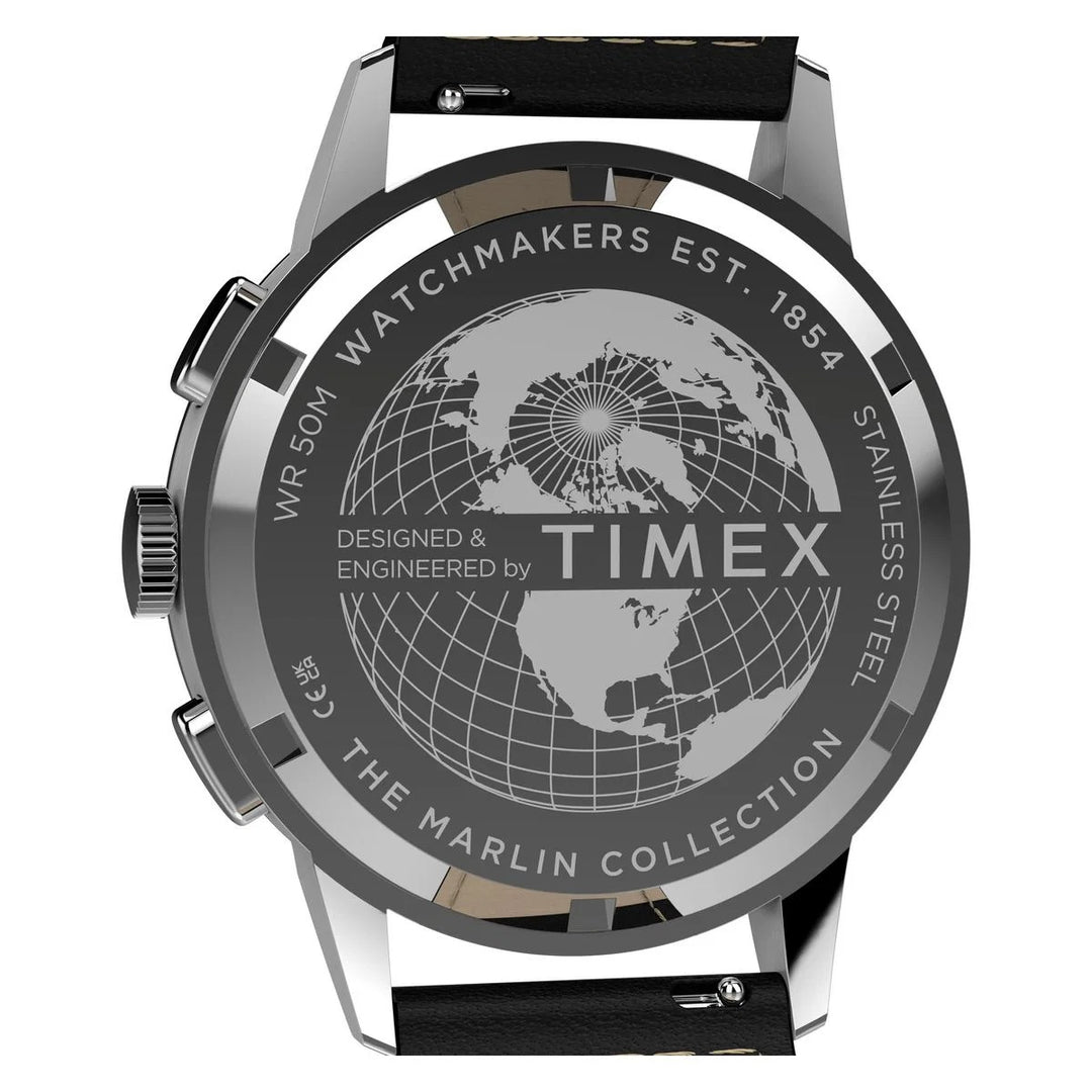 Timex Marlin Watch TW6A01200UJ for Men – Chronograph Leather