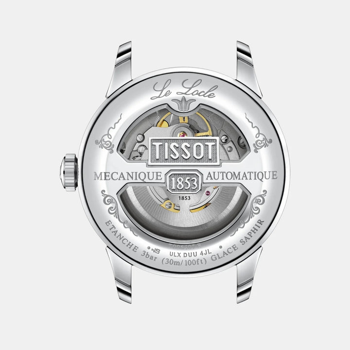 Tissot Le Locle Powermatic 80 Watch – 39.3mm Green Guilloche Dial | T0064071109300