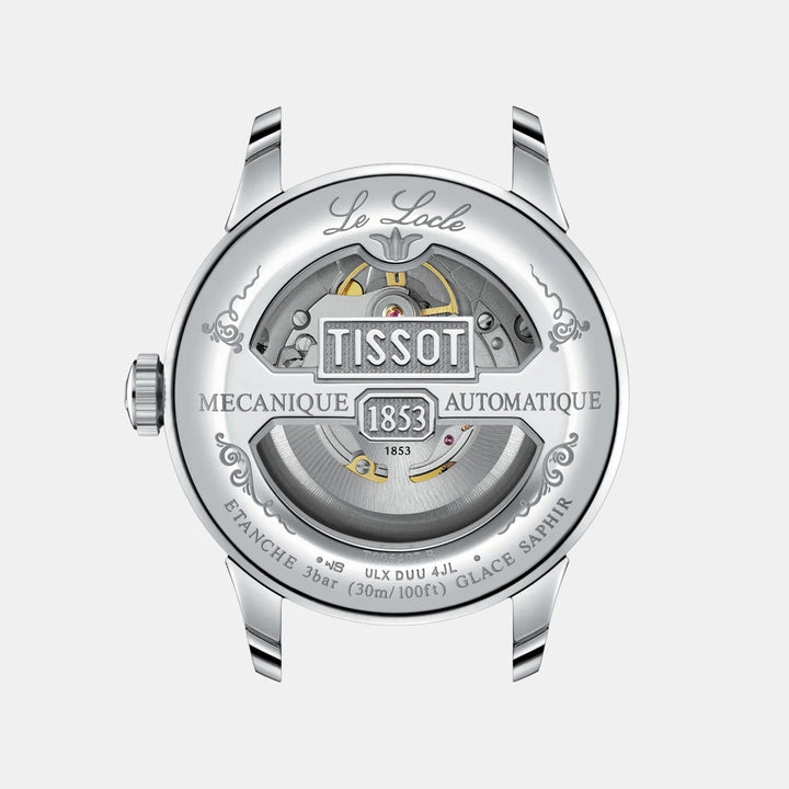 Tissot Le Locle Powermatic 80 Watch – 39mm Blue Dial Blue Leather Strap | T0064071604300