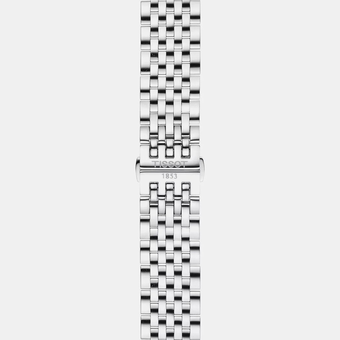 Tissot Tradition Quartz Watch – 42mm Silver Dial Steel Bracelet