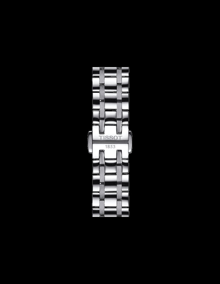 Tissot Chemin des Tourelles Ladies Automatic Watch – 32mm White Dial Steel Bracelet