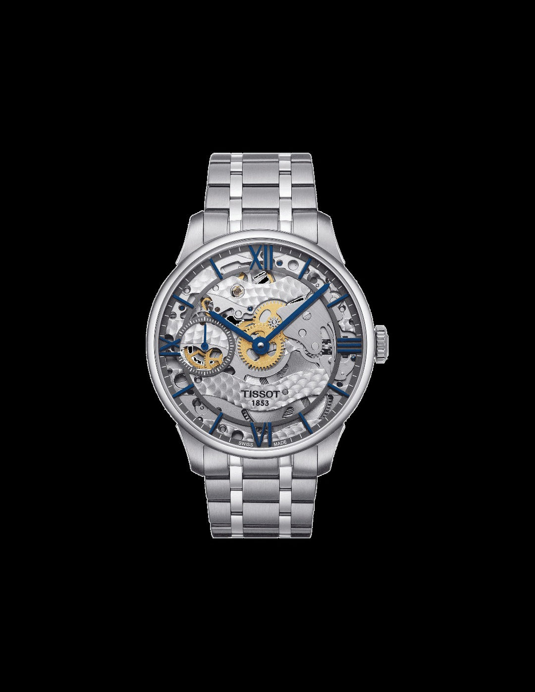 Tissot Chemin des Tourelles Squelette Automatic Watch – Skeleton Dial Steel Bracelet