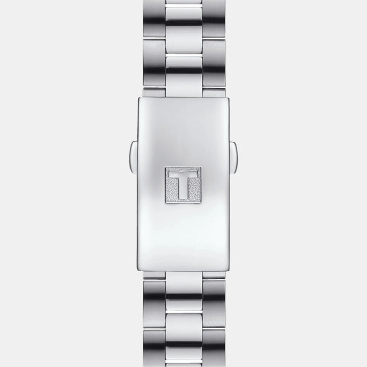Tissot PR 100 Sport Chic Ladies Watch – 36mm Ice Blue Dial Steel Bracelet