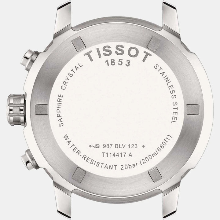 Tissot PRC 200 Quartz Chronograph Watch – 43mm Blue Dial Steel Bracelet