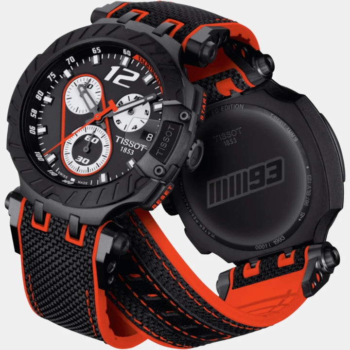 Tissot T-Race Marc Marquez Limited Edition Chronograph Watch – Black Dial Red Accents