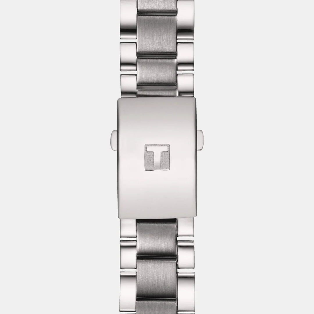 Tissot Chrono XL Classic Quartz Chronograph Watch – 45mm Silver Dial Steel Bracelet