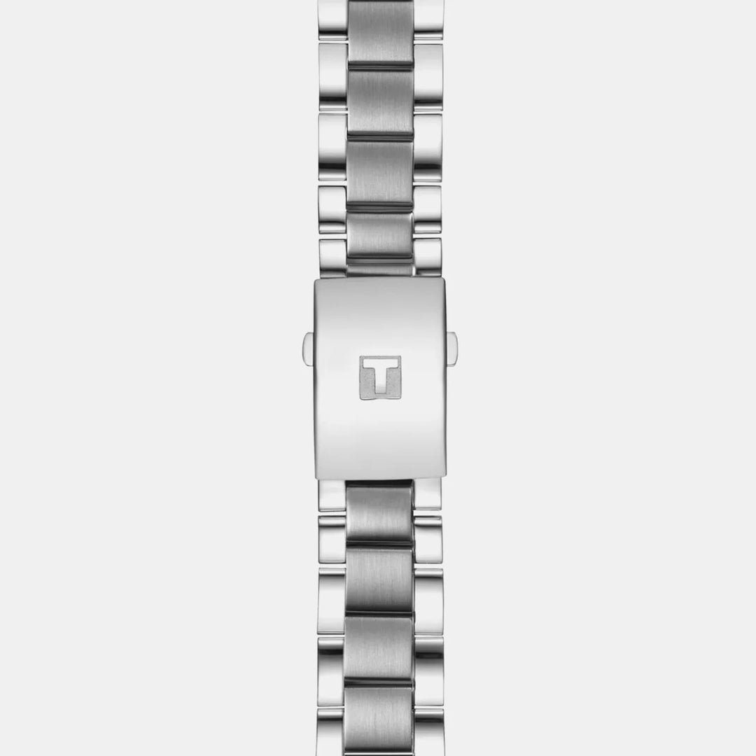 Tissot Chrono XL Classic Quartz Chronograph Watch – 45mm Green Dial Steel Bracelet
