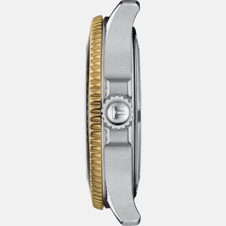 Tissot Seastar 1000 Quartz Watch – 36mm Black Dial Two-Tone Bracelet