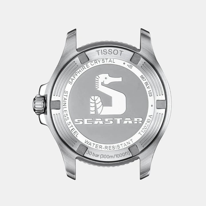 Tissot Seastar 1000 Quartz Watch – 36mm Mother-of-Pearl Dial Two-Tone Rose Gold Bracelet