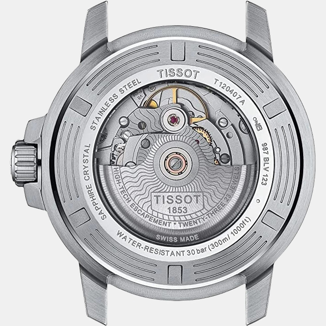 Tissot Seastar 1000 Powermatic 80 Watch – 43mm Grey Dial Steel Bracelet