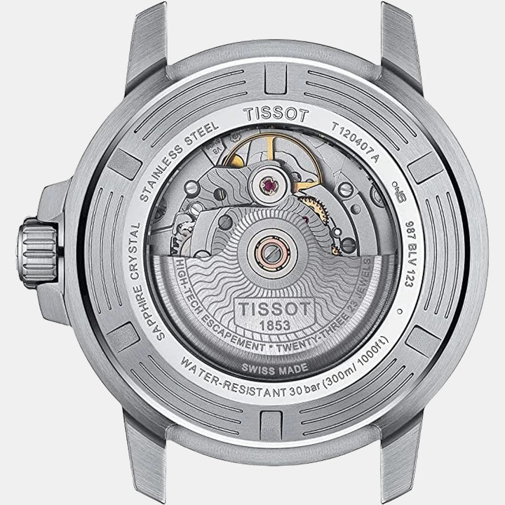 Tissot Seastar 1000 Powermatic 80 Watch – 43mm Grey Dial Steel Bracelet