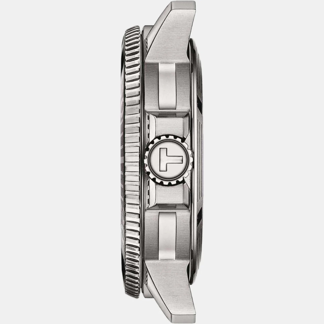 Tissot Seastar 1000 Powermatic 80 Watch – 43mm Blue Dial Steel Bracelet