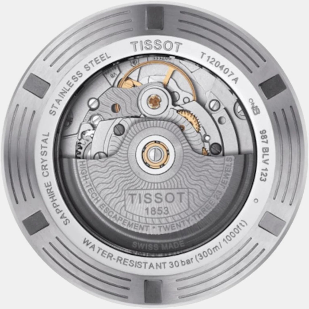 Tissot Seastar 1000 Powermatic 80 Watch – 43mm Black Dial Black Fabric Strap