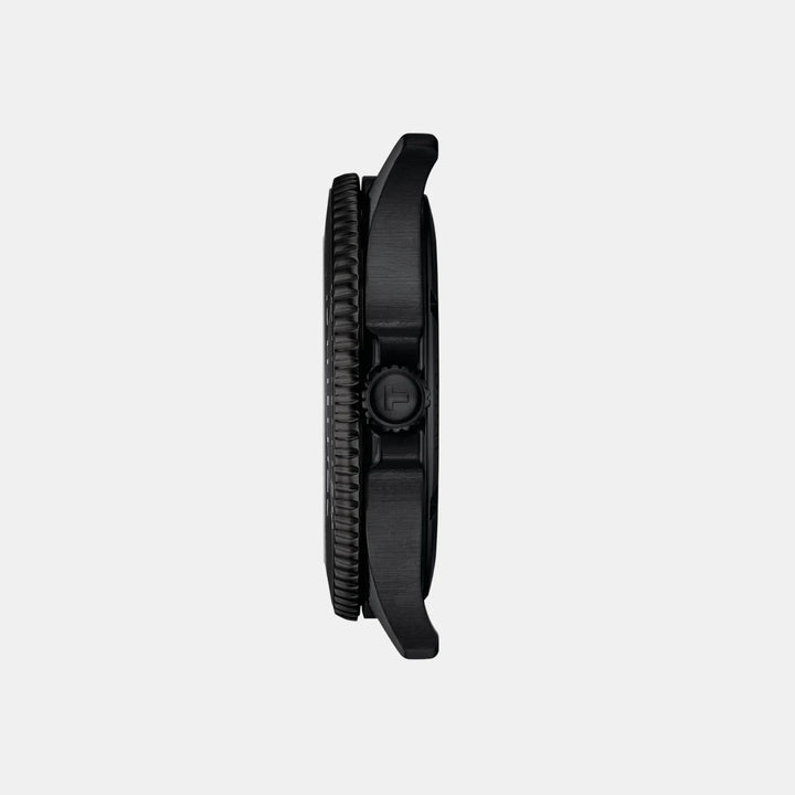 Tissot Seastar 1000 Quartz Watch – 40mm Black Dial Black PVD Bracelet
