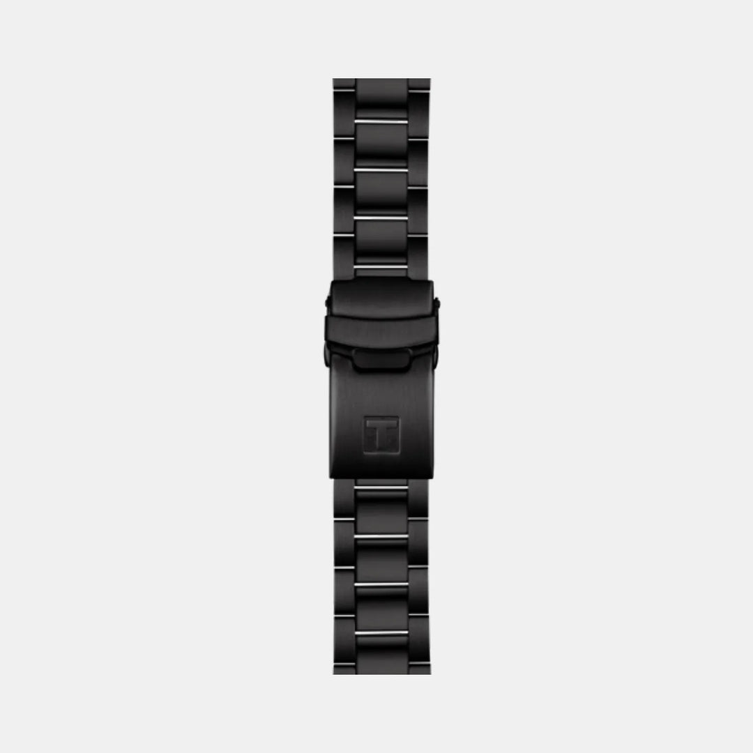 Tissot Seastar 1000 Quartz Watch – 40mm Red-Black Dial Black PVD Bracelet