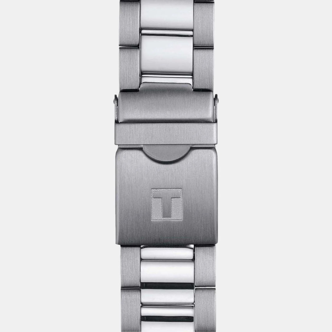 Tissot Seastar 1000 Quartz Chronograph Watch – 45.5mm Green Dial Steel Bracelet
