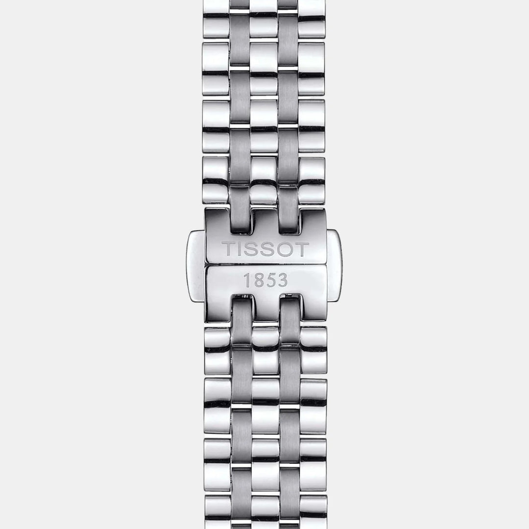 Tissot Carson Premium Lady Watch – 30mm Silver Dial Steel Bracelet