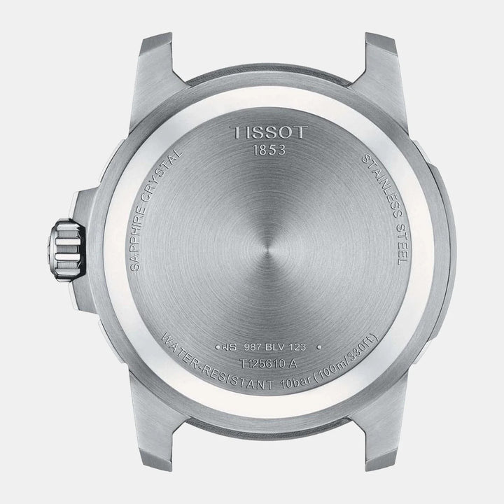 Tissot Supersport Gent Watch – 44mm Black Dial Brown Leather Strap