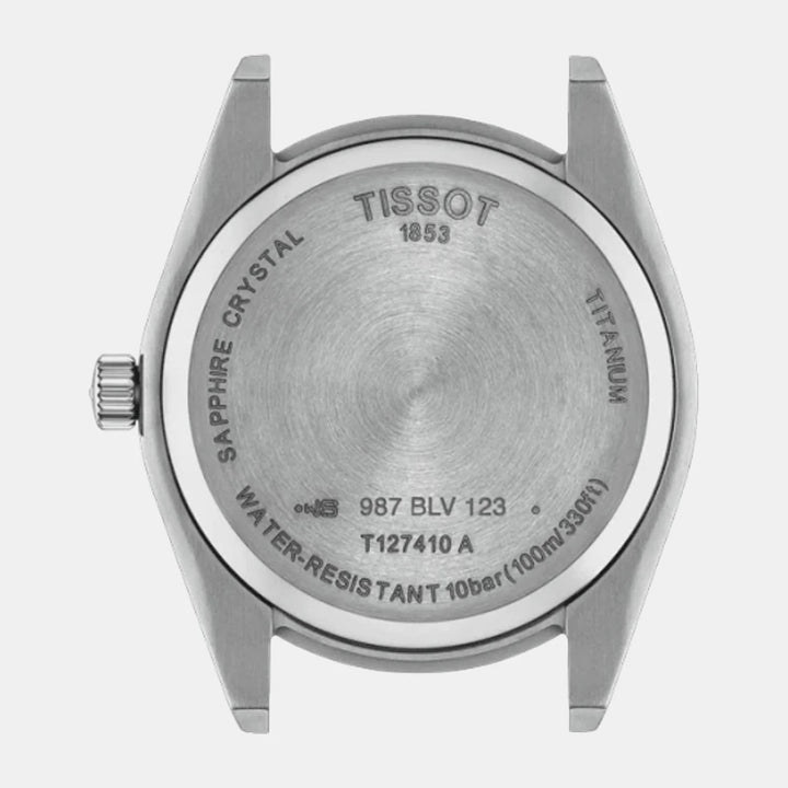 Tissot Gentleman Titanium Quartz Watch – 40mm Blue Dial Titanium Bracelet