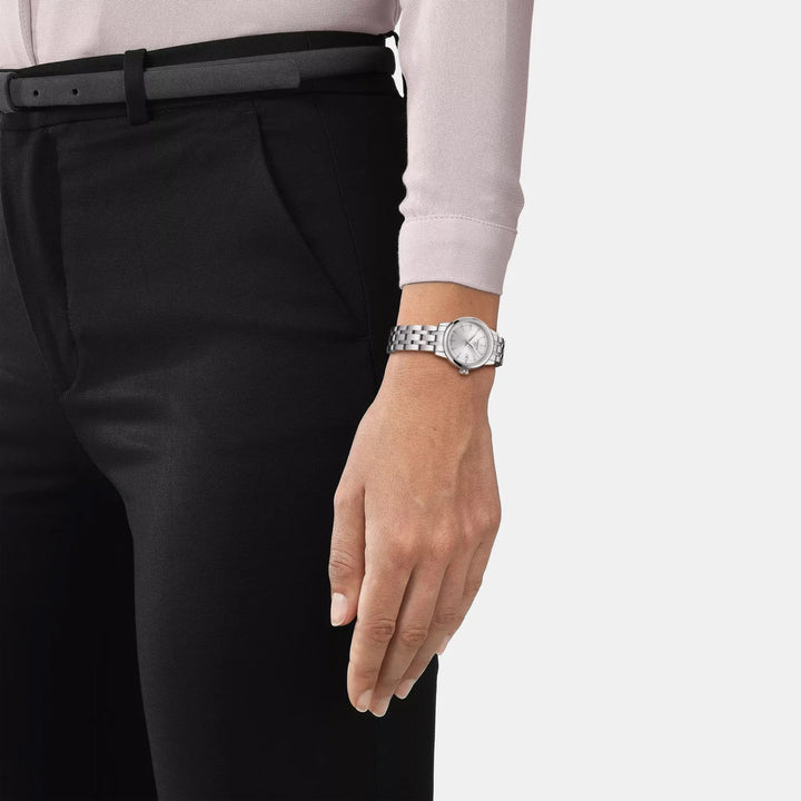 Tissot Classic Dream Lady Watch – 28mm Silver Dial Steel Bracelet
