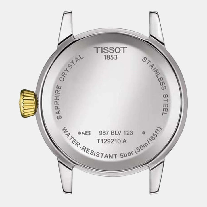 Tissot Classic Dream Lady Watch – 28mm Ivory Dial Two-Tone Yellow Gold Bracelet