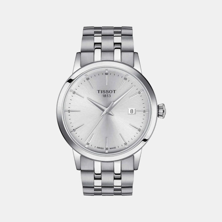 Tissot Classic Dream Gent Watch – 42mm Silver Dial Steel Bracelet