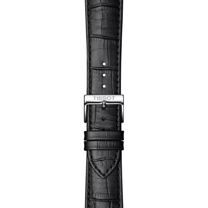 Tissot Classic Dream Gent Watch – 42mm Black Dial Black Leather Strap