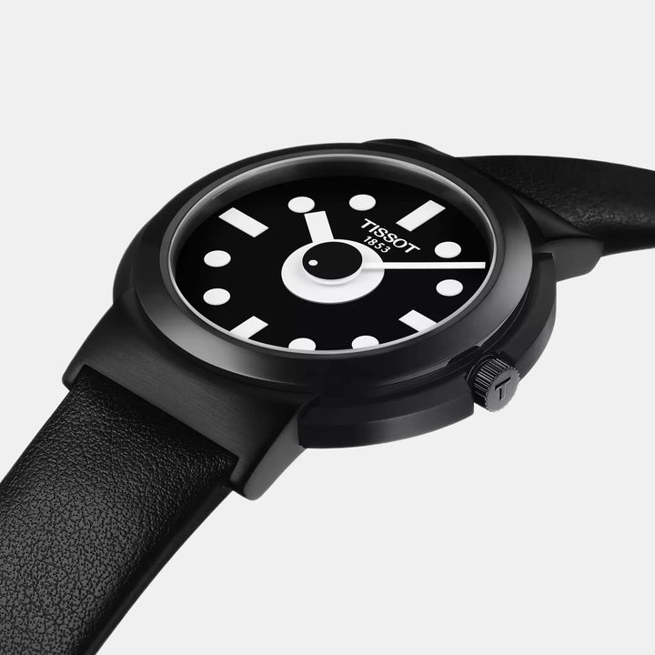 Tissot Heritage Memphis Gent Limited Edition Watch – 41mm Black Dial Black Leather Strap
