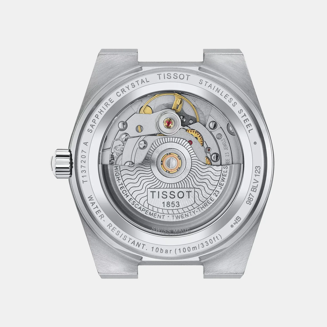 Tissot PRX Powermatic 80 35mm Automatic Watch – Black Dial Leather Strap