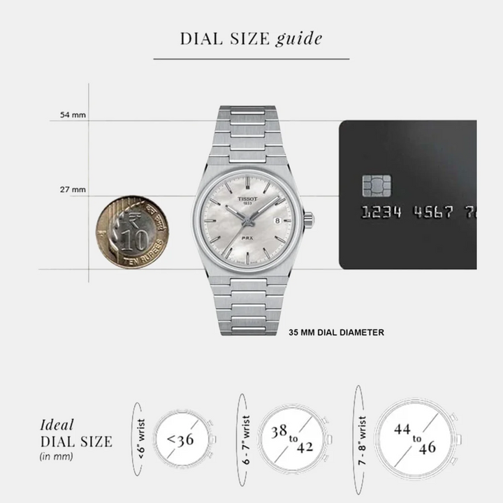 Tissot PRX 35mm Quartz Watch – Mother of Pearl Dial