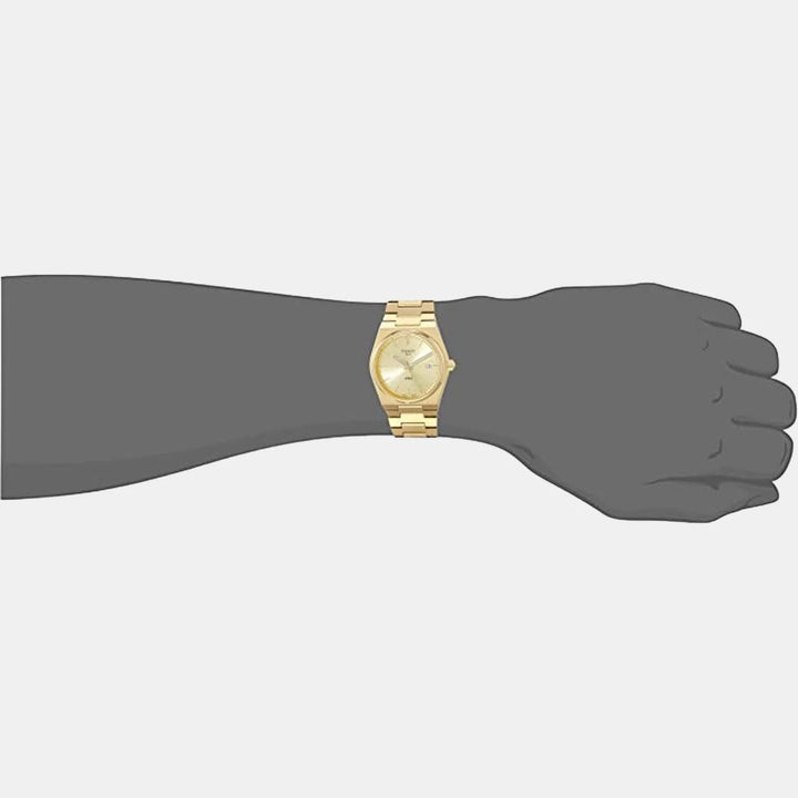 Tissot PRX 35mm Quartz Watch – Champagne Dial Rose Gold PVD