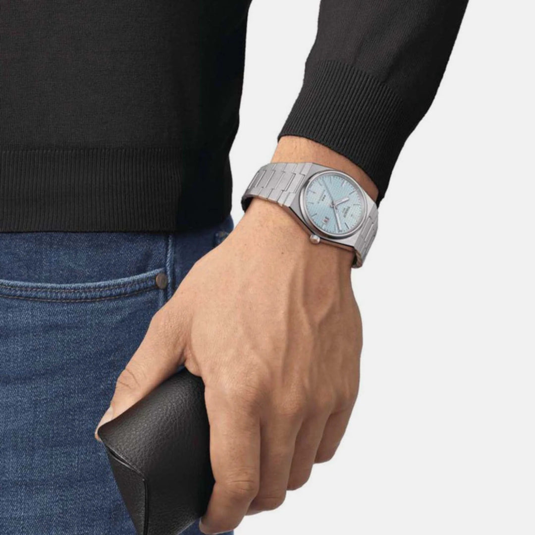 Tissot PRX Powermatic 80 40mm Automatic Watch – Ice Blue Dial