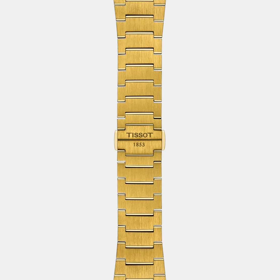 Tissot PRX Powermatic 80 40mm Automatic Watch – Black Dial Yellow Gold PVD