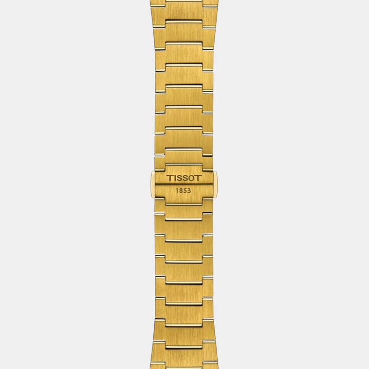 Tissot PRX Powermatic 80 40mm Automatic Watch – Black Dial Yellow Gold PVD