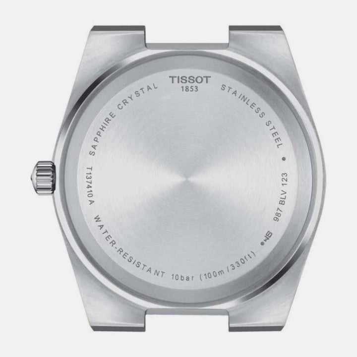 Tissot PRX 40mm Quartz Watch – Black Dial Leather Strap