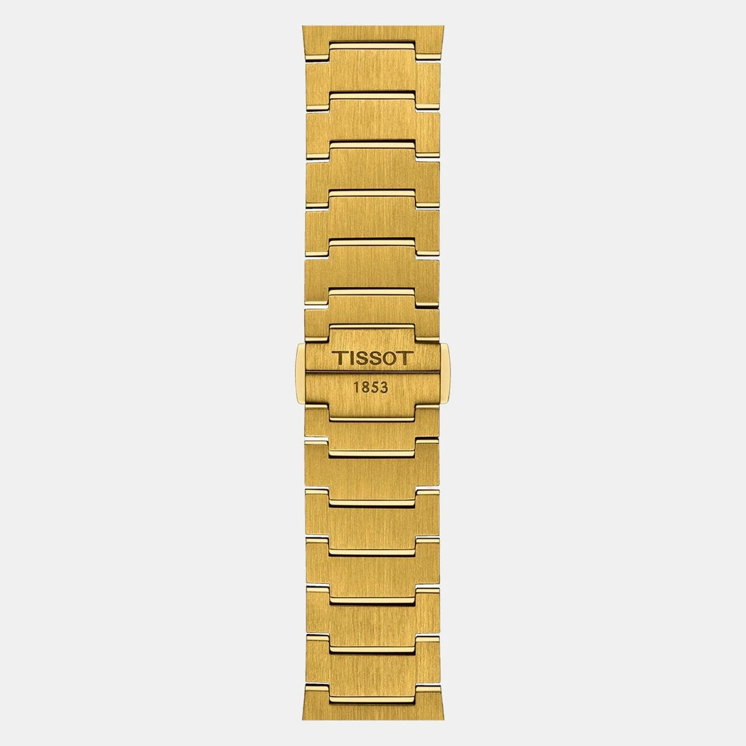 Tissot PRX 40mm Quartz Watch – Champagne Dial Yellow Gold PVD
