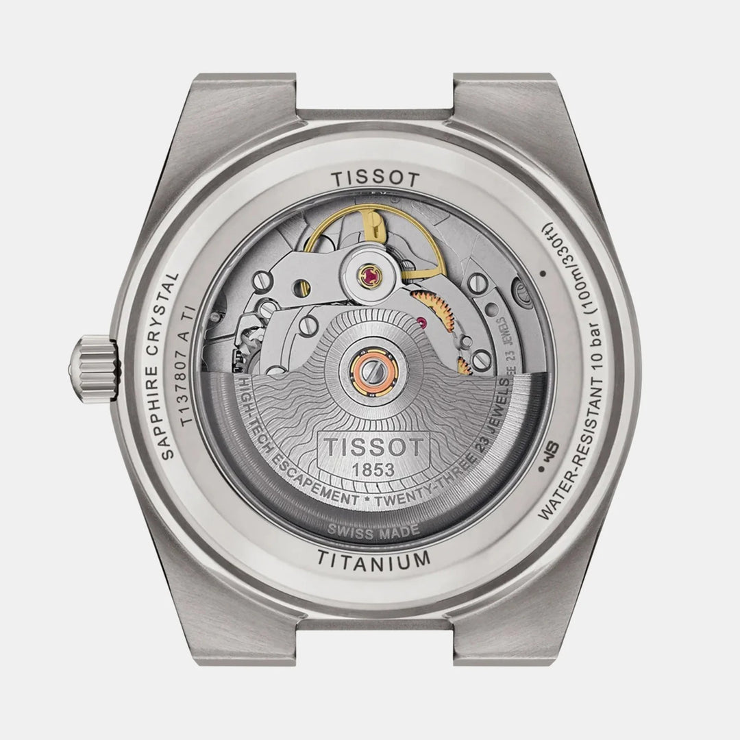 Tissot PRX Powermatic 80 38mm Titanium Automatic Watch – Blue Dial