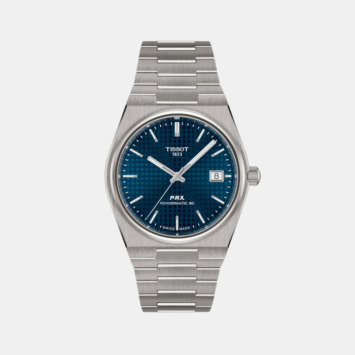 Tissot PRX Powermatic 80 38mm Titanium Automatic Watch – Blue Dial