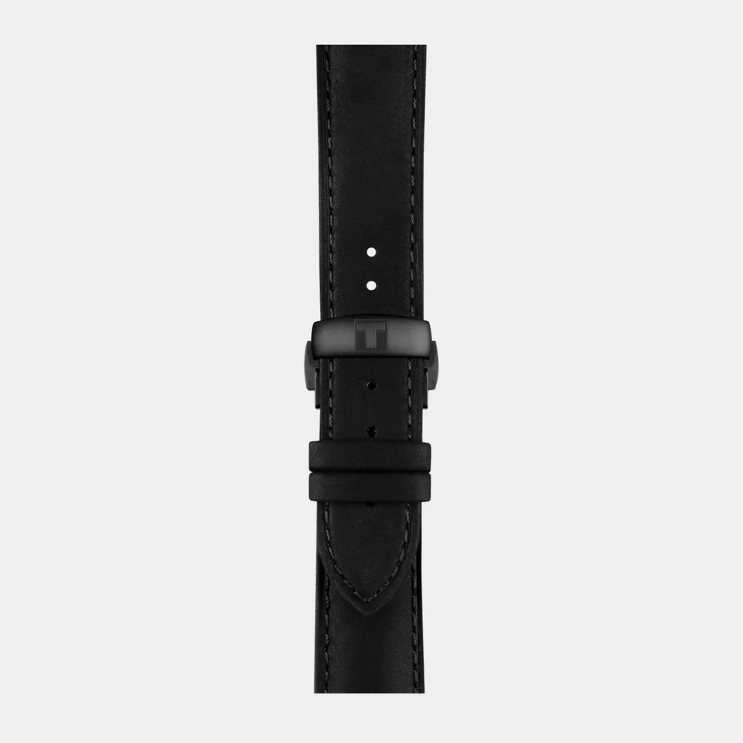 Tissot Chemin des Tourelles Skeleton 39mm Powermatic 80 Watch – Black PVD