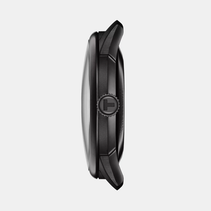 Tissot Chemin des Tourelles Skeleton 39mm Powermatic 80 Watch – Black PVD