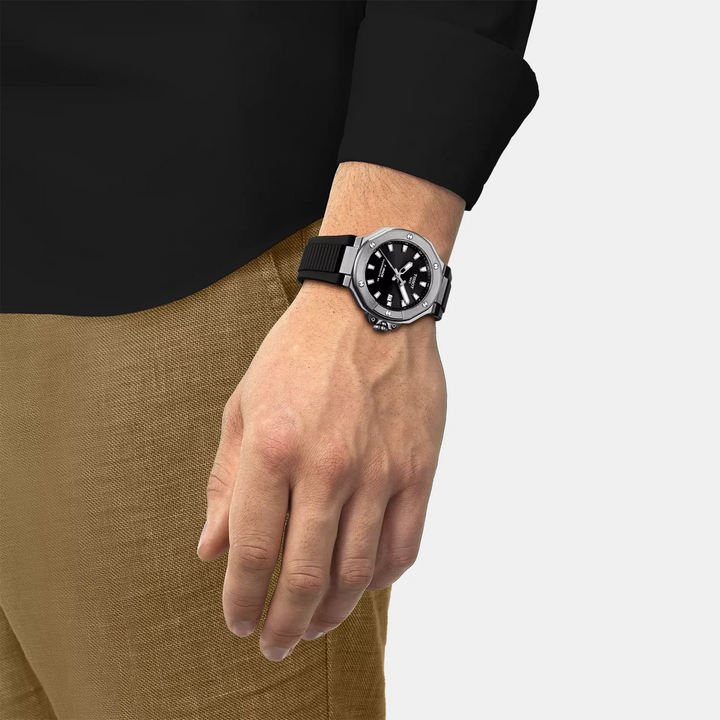 Tissot T-Race Powermatic 80 41mm Automatic Watch – Black Dial