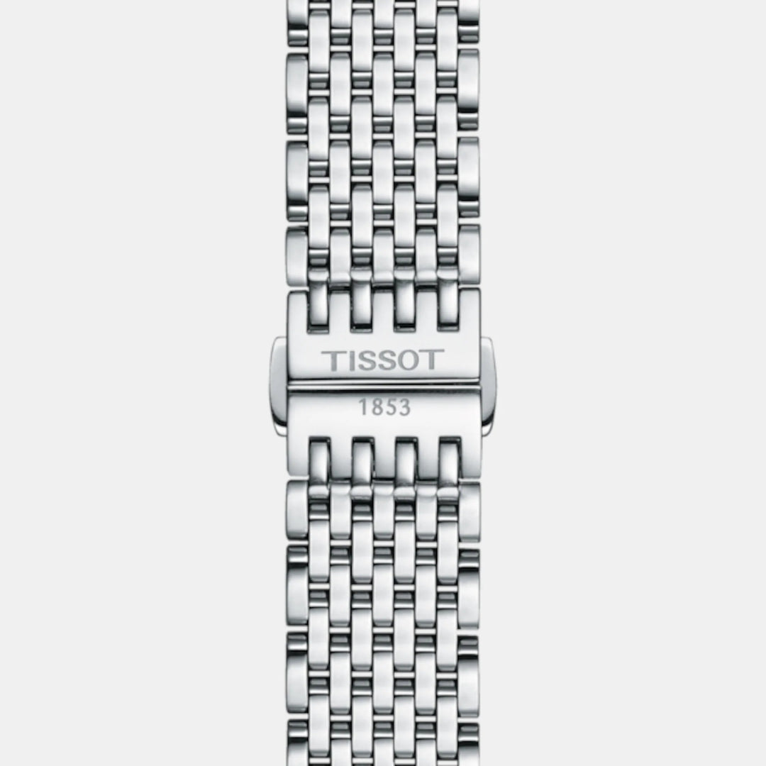 Tissot Everytime 34mm Quartz Watch – Blue Dial Steel Mesh