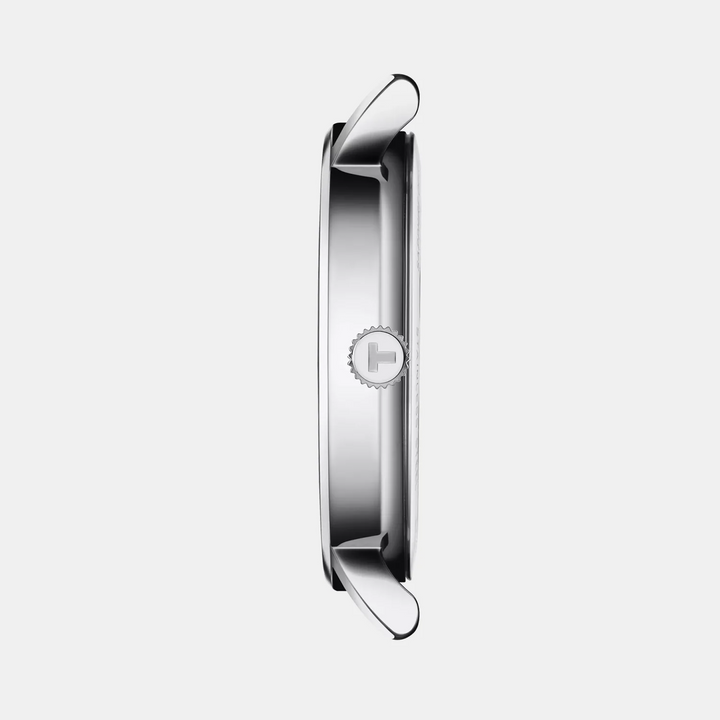 Tissot Everytime 34mm Quartz Watch – Cream Dial Leather Strap