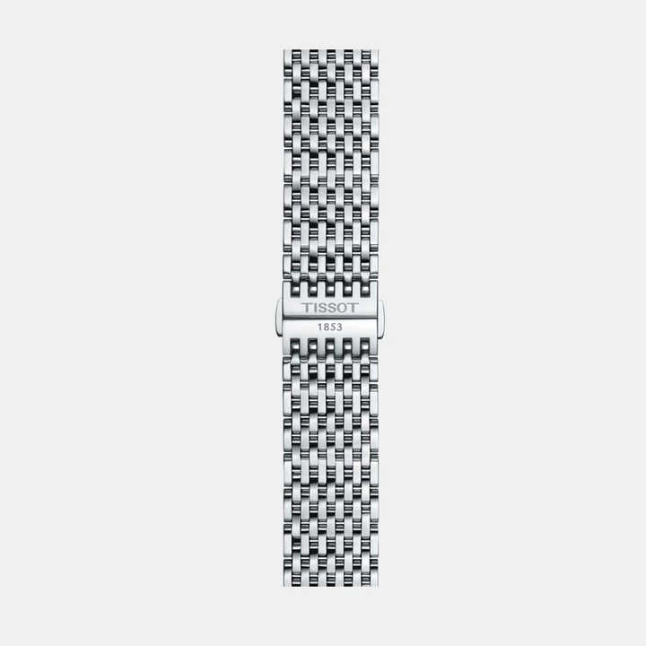 Tissot Everytime 40mm Quartz Watch – White Dial Steel Mesh