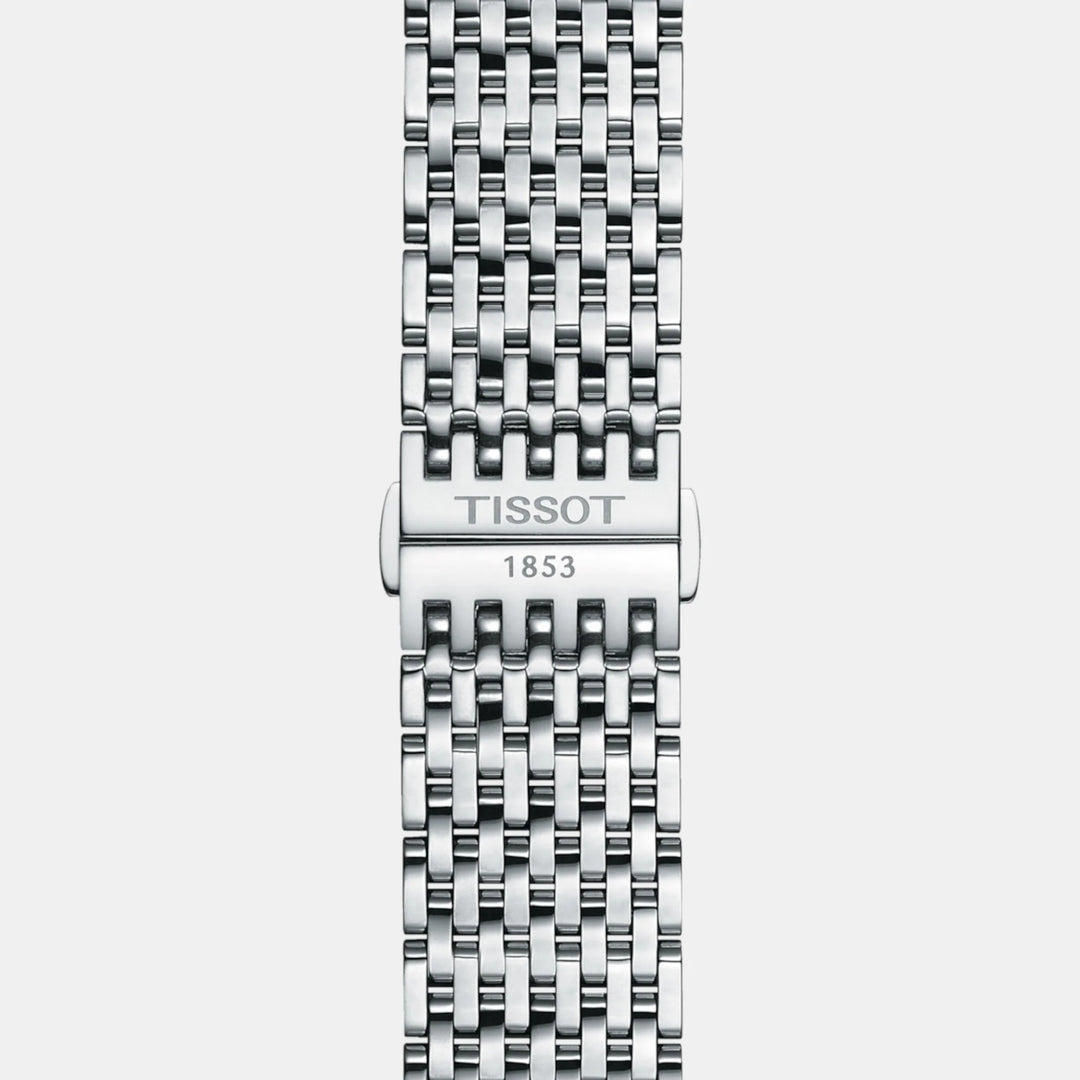 Tissot Everytime 40mm Quartz Watch – Blue Dial Steel Mesh